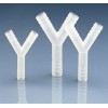 Соединитель Y-образный для шлангов с внутр. диам. 8-9 мм, пластиковый PP (80467) (Vitlab)